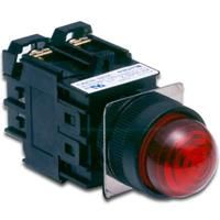 Pilot Light - Built-in Transformer 110VAC Filament Lamp Ø 22 mm Red, KH-2203-1-R