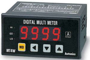 Digital Panel Meters - DIN W96xH48mm DC Ampere 4-DGT, MT4W-DV-4N