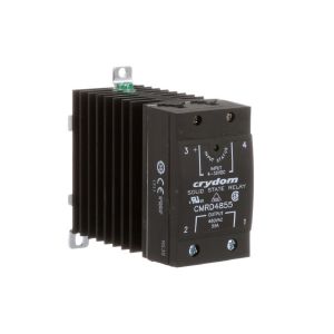 Crydom Solid State Relay, 1-Ph 45mm ZS, 55A 480 VAC SCR Output DIN-Rail Mount, CMRD4855