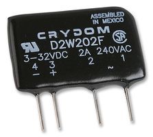 Crydom Solid State Relay, PCB 1-Phase SIP ZS 2A, D2W202F