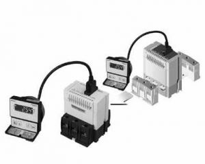 EOCR Multi-function Overload Relay Combined 3CT 400:5A, Separate Display, Range: 0.5-60A, Window Hole, Output: 1 NO (GR) / 1NC+1NO (OL) / 4-20mA, Supply: AC/DC85-250V, Panel/Din-Rail Mount, EOCR-PFZ-H4DZ7W