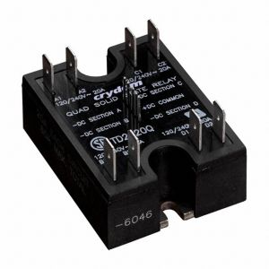 Crydom Solid State Relay, 1-Phase ZS, 20A Quad SCR Output, TD2420Q