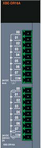 LS Industrial System PLC - Expansion I/O DC24V IN 8 Points / Relay OUT 8 Points, XBE-DR16A